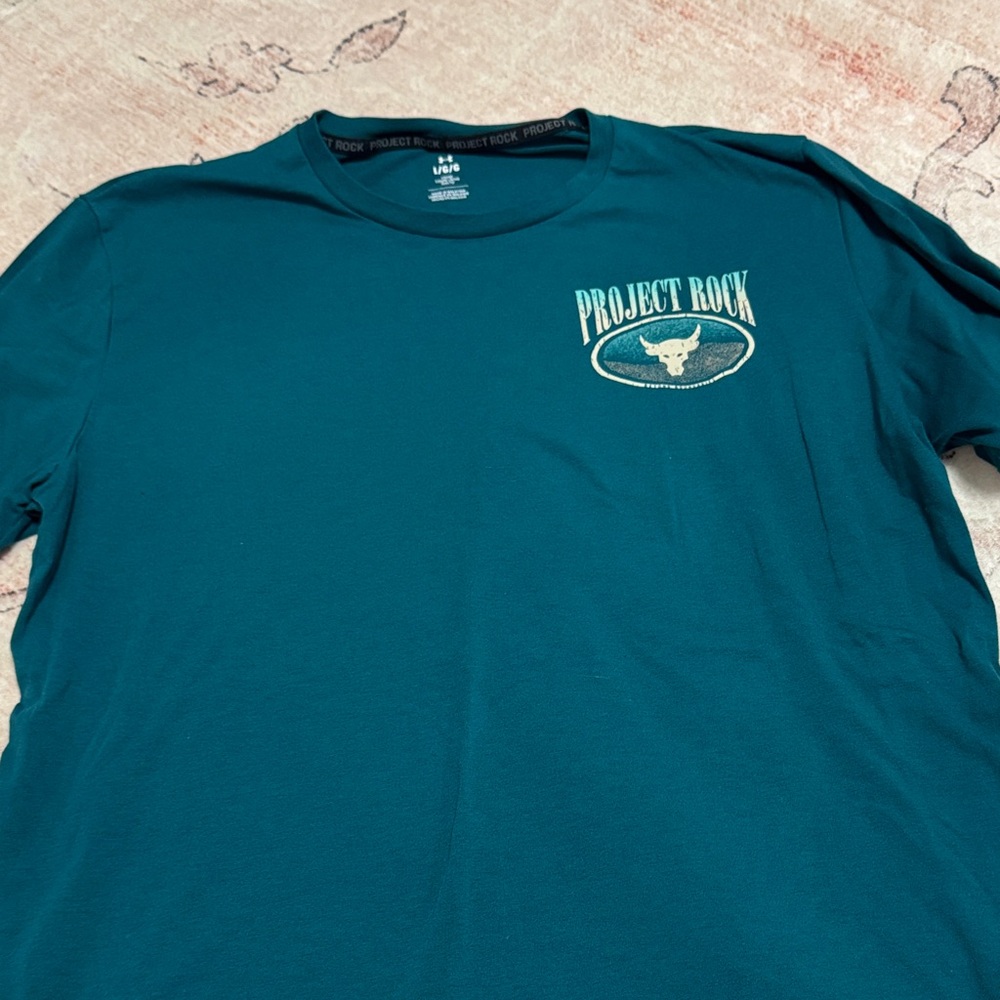 Project Rock Teal Men's Shirt